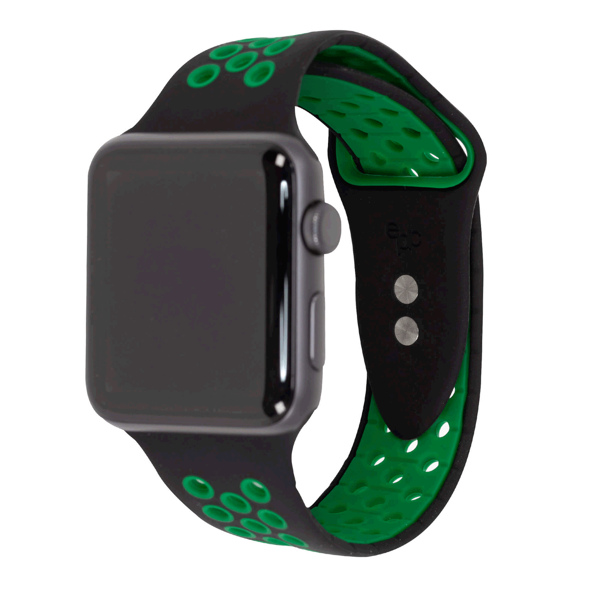 Active Pro Silicone Watch Bands Epic Watch Bands ep-act-42mm-blackorangepro Active Pro Silicone Watch Bands 