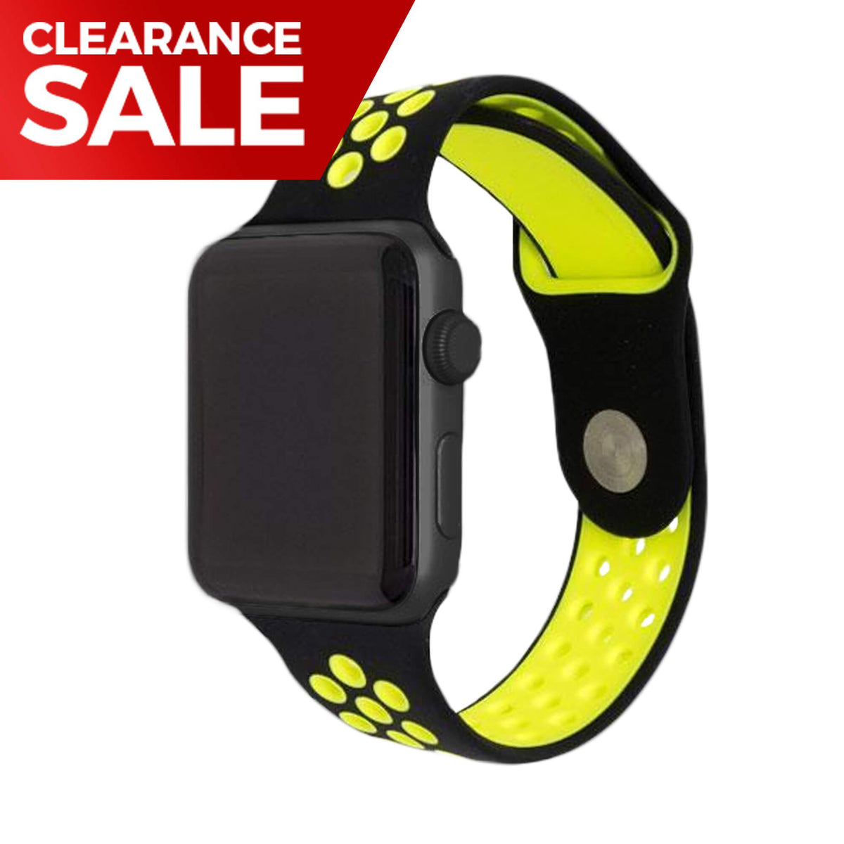 Active Silicone Watch Bands Epic Watch Bands ep-act-38mm-whiteemerald Active Silicone Watch Bands 