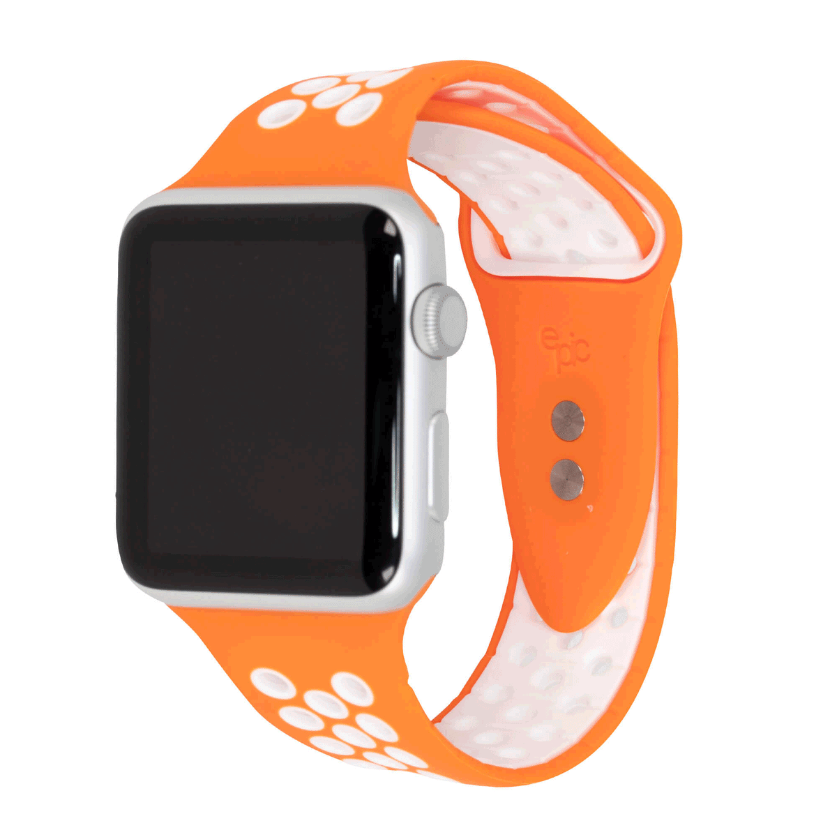 Active Pro Silicone Watch Bands Epic Watch Bands ep-act-42mm-blackorangepro Active Pro Silicone Watch Bands 