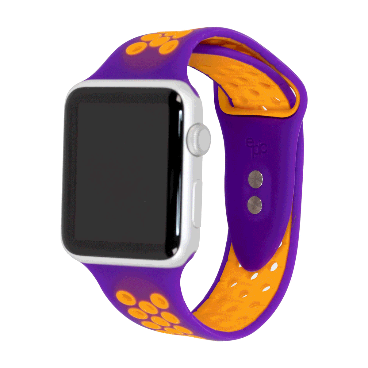 Active Pro Silicone Watch Bands Epic Watch Bands ep-act-42mm-blackorangepro Active Pro Silicone Watch Bands 