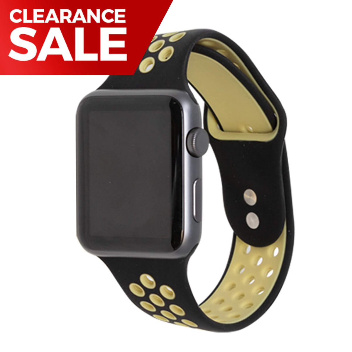 Active Silicone Watch Bands Epic Watch Bands ep-act-38mm-whiteemerald Active Silicone Watch Bands 